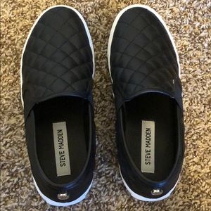 Black slip on shoes